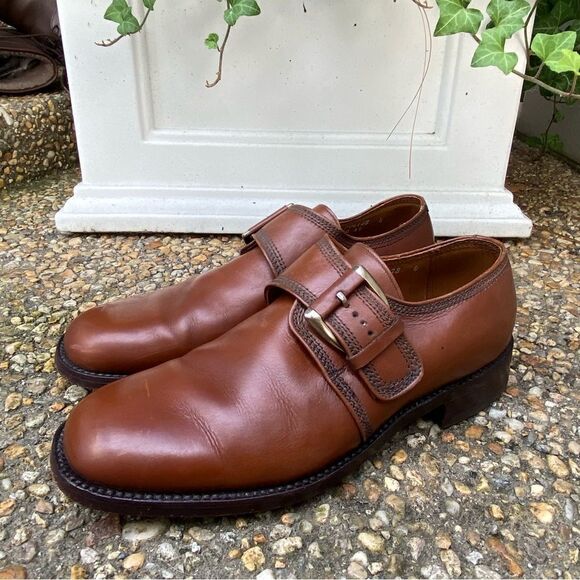 Vintage Florsheim imperial monk strap oxfords 8.5C - Picture 1 of 7